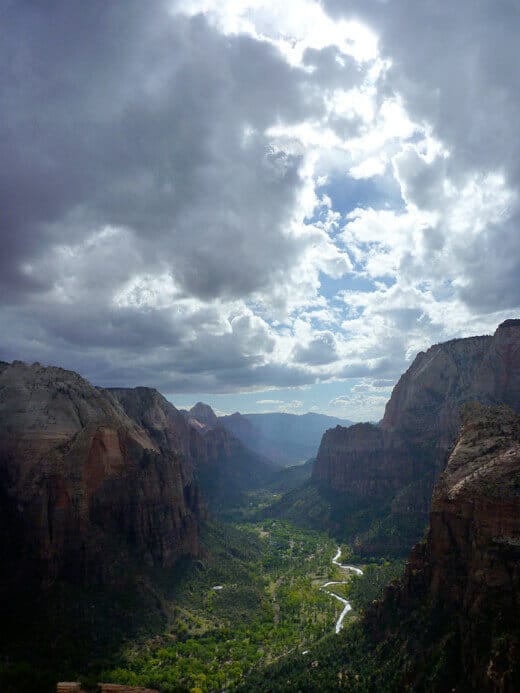 Zion: The Promised Land View from Angel's Landing