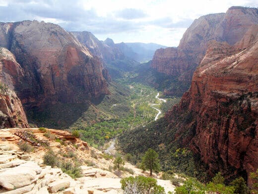 Zion: The Promised Land View from Angel's Landing