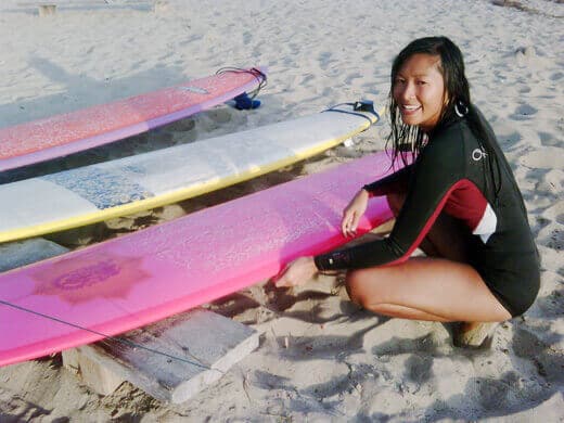 Surfing in SoCal