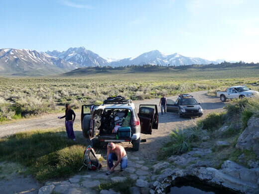 A Very Mammoth Birthday Natural hot springs in the Long Valley Caldera