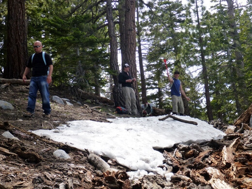 A Very Mammoth Birthday Snowball ambush
