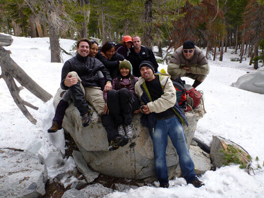 A Very Mammoth Birthday Just 500 feet below Valentine Lake