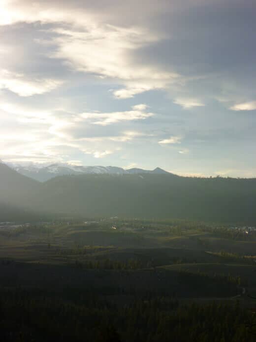 A Very Mammoth Birthday Views of the valley