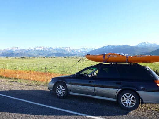 Yosemite in July-uary Highway 395 with the Eastern Sierra in the distance