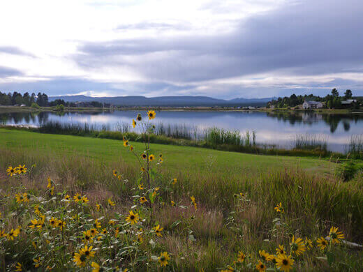 Favorite Moments from Pagosa Springs Glassy lake in Pagosa Springs