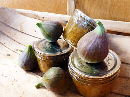 Spiced Fig Jam with Ginger Spiced fig jam with ginger