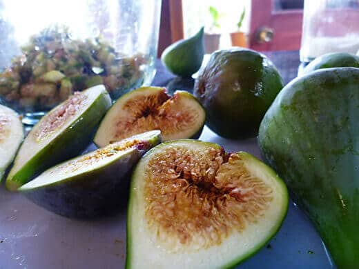 Spiced Fig Jam with Ginger Tree-ripened figs