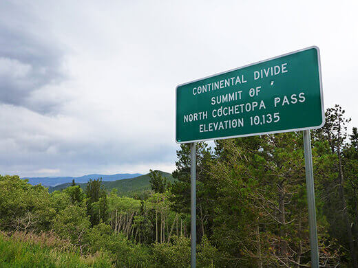 Road Trip Through Southern Colorado Continental Divide in Colorado