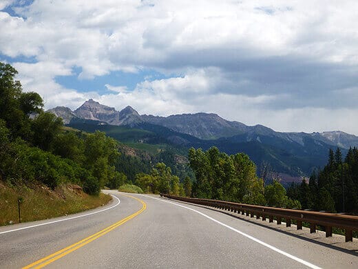 Road Trip Through Southern Colorado Highway to Telluride