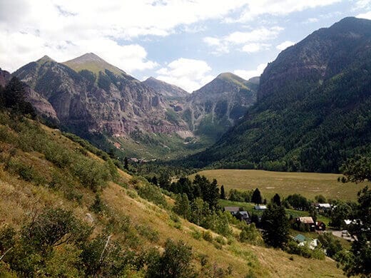 Road Trip Through Southern Colorado Telluride mountains
