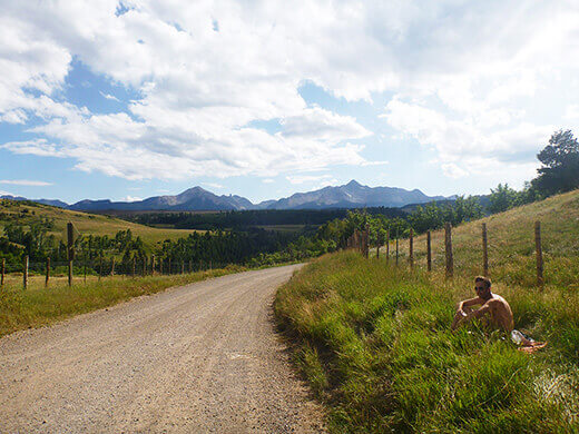 Road Trip Through Southern Colorado Picnic on Deep Creek Road