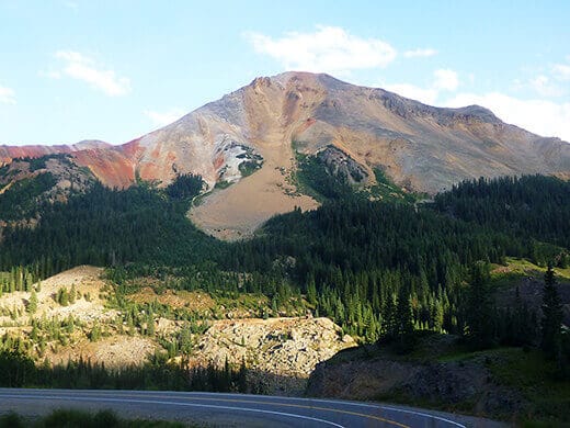 Road Trip Through Southern Colorado Red Mountain Pass in Colorado
