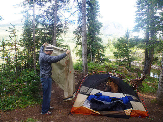 Road Trip Through Southern Colorado Camping at Molas Lake