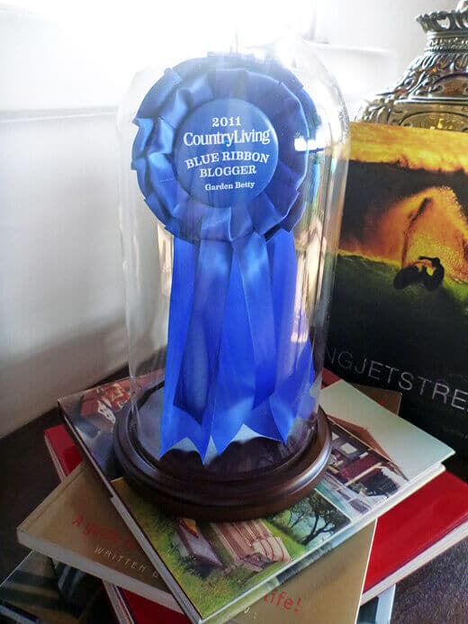 I Won! Country Living's Blue Ribbon Blogger Awards Country Living's Blue Ribbon Blogger Award