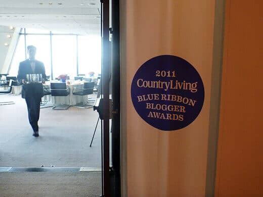I Won! Country Living's Blue Ribbon Blogger Awards Awards luncheon at Hearst Tower