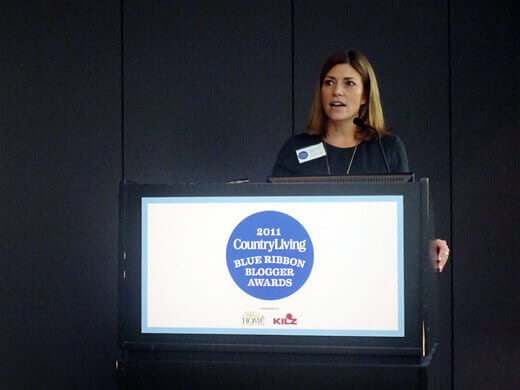 I Won! Country Living's Blue Ribbon Blogger Awards Country Living editor-in-chief Sarah Gray Miller