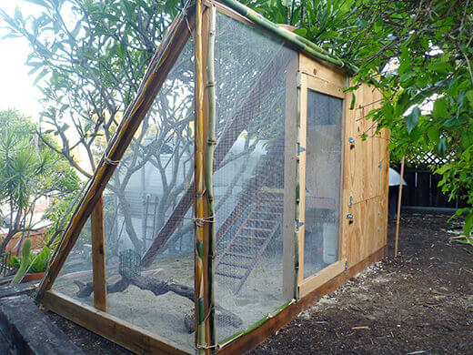 Aloha to the New Tiki Coop! The Garden Betty tiki coop