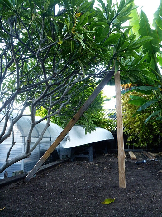 The Nuts and Bolts of the Tiki Coop Creating a half A-frame coop