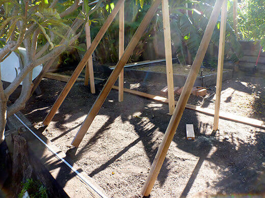 The Nuts and Bolts of the Tiki Coop Framing the coop and run