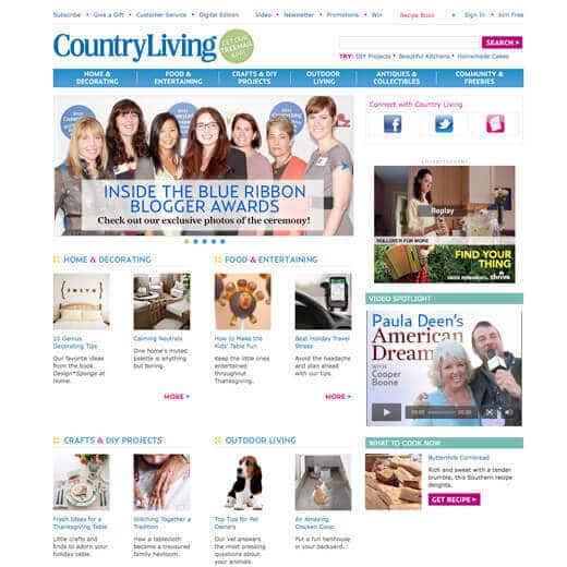 Garden Betty Featured in Country Living Magazine Garden Betty featured on front of Country Living website
