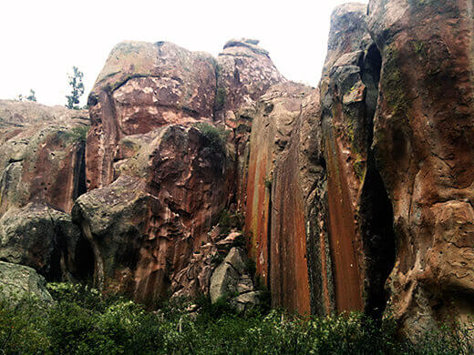 Prayer and Climbing at Penitente Canyon Climbing on Fish Canyon Tuff in Penitente Canyon