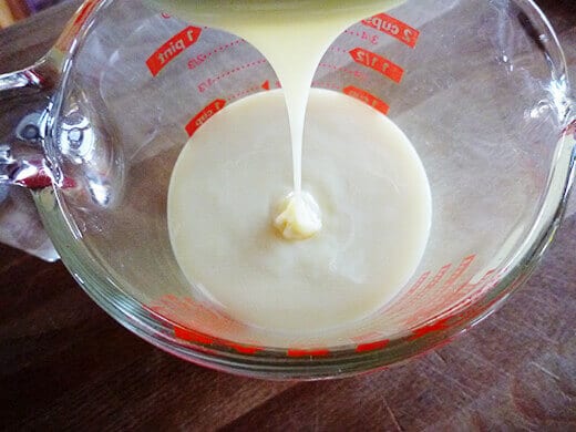 Sweetened condensed milk