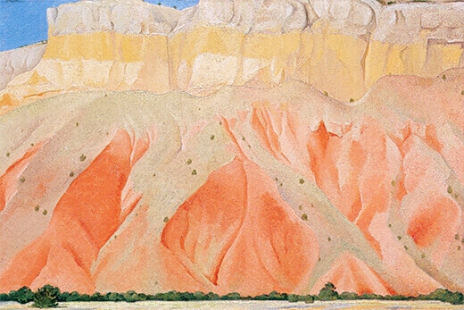 Kayak Camping on the Rio Chama Georgia O'Keeffe painting