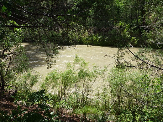 Kayak Camping on the Rio Chama A hot landing into our secret campsite