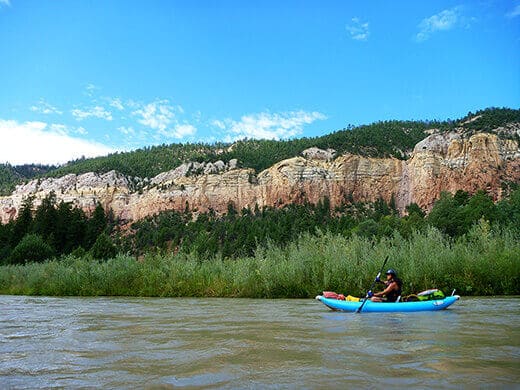 Kayak Camping on the Rio Chama Final stretch of the Rio Chama