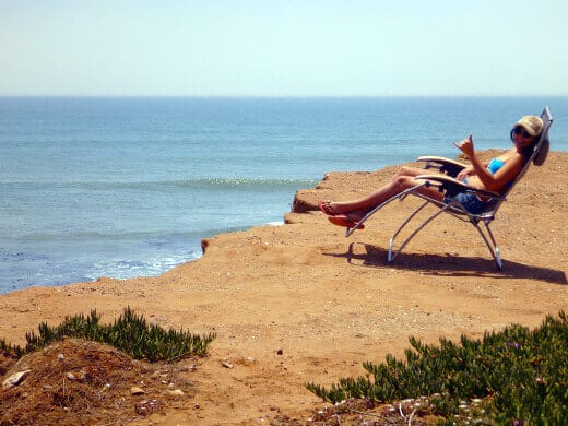 Life is Beautiful in Baja Waiting for the waves