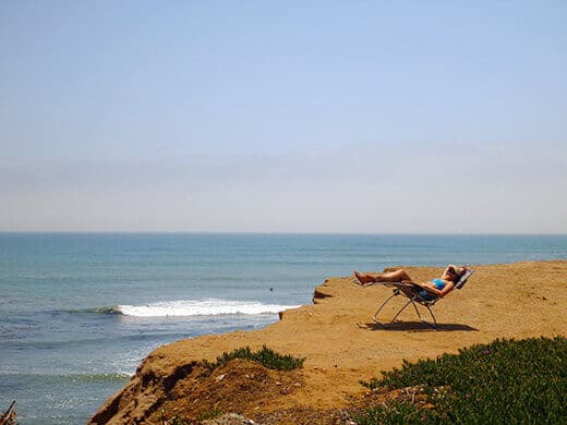 Life is Beautiful in Baja Relaxing cliffside