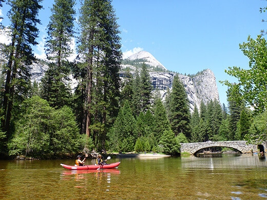 Floating Through Yosemite Valley on the Merced Putting in at Stoneman Bridge