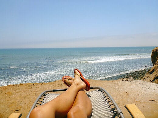 Ahhh... Relax! Lounge Lizard Giveaway From TravelChair Relaxing in the TravelChair Lounge Lizard