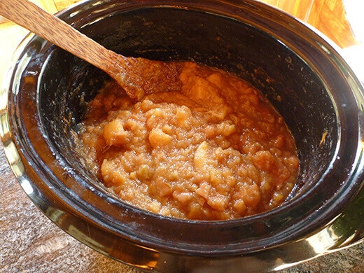 Cook the apple-pear butter down to half the amount