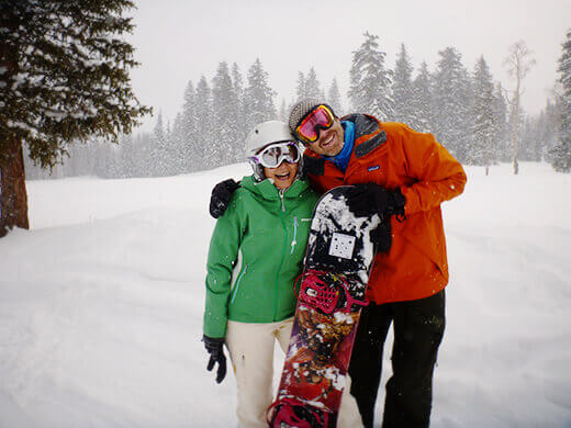 Snowboarding in Utah