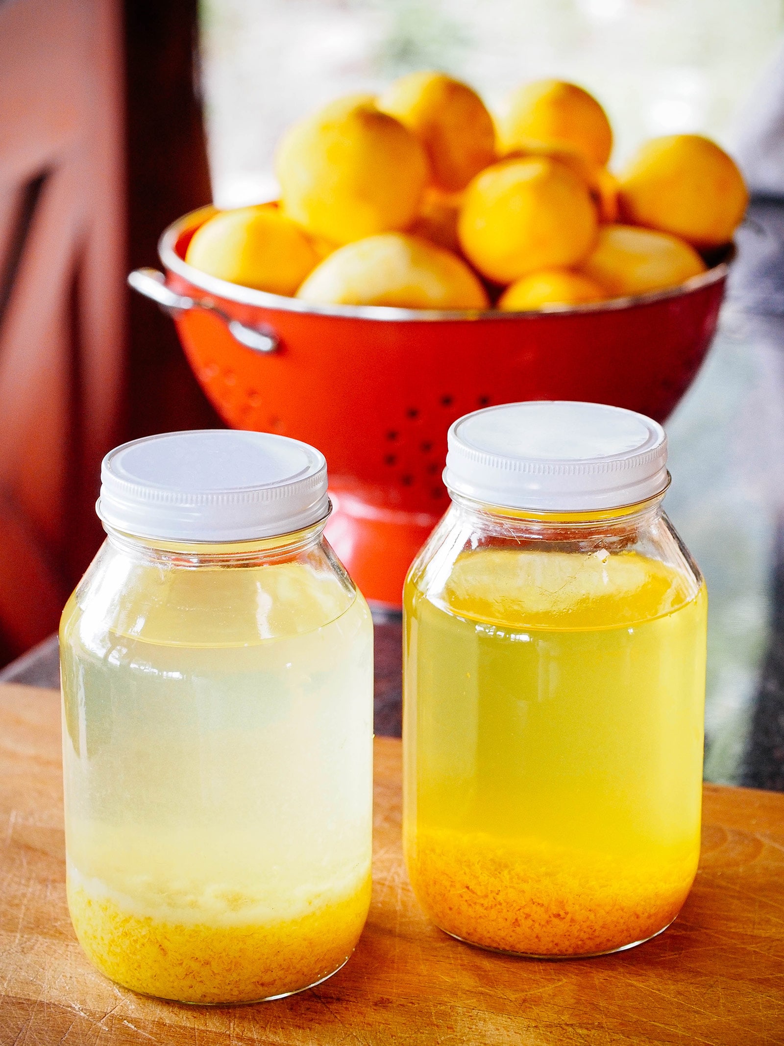 Small-batch grapefruitcello and orangecello