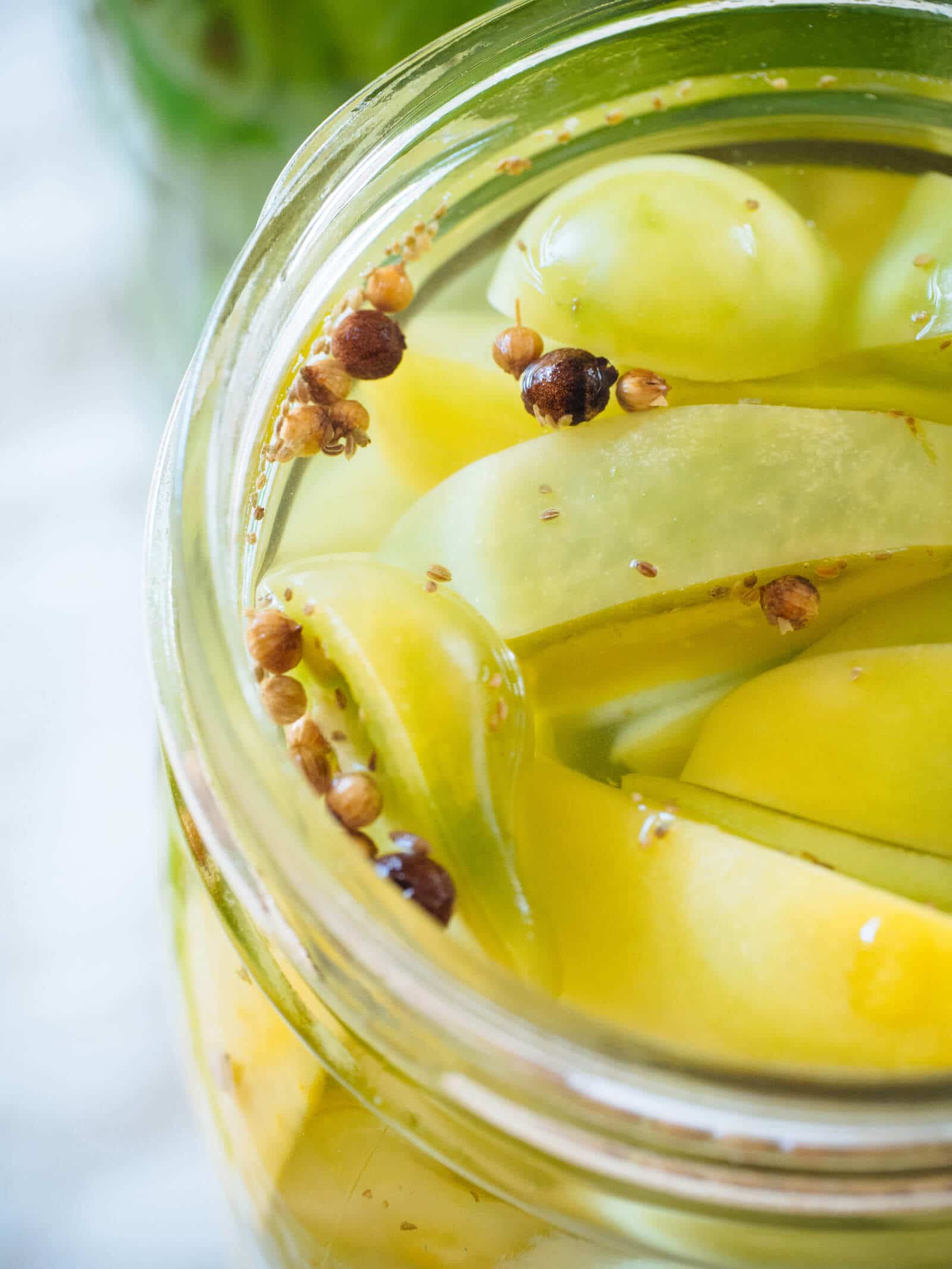 Pickled Green Tomatoes