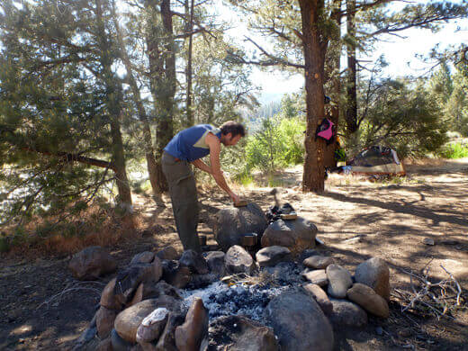 Camping on the East Fork Carson River
