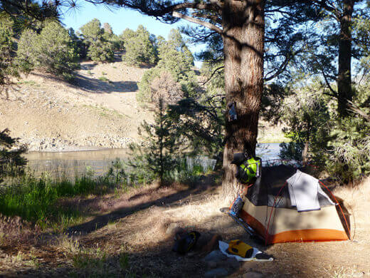 Camping on the East Fork Carson River