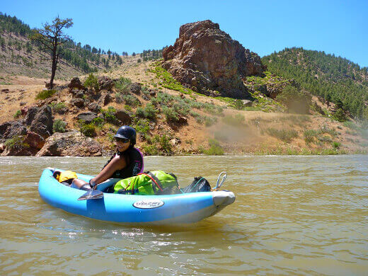 Paddling through the Nevada high desert on the Carson River