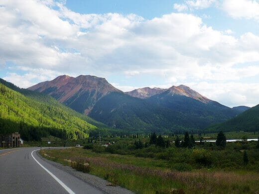 The Million Dollar Highway in Colorado