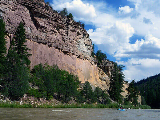 Chama Canyon became more dramatic the deeper we paddled down the river