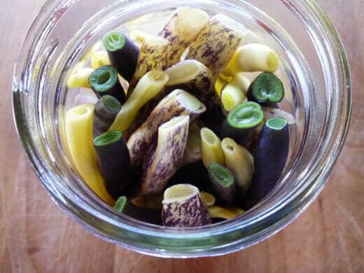 Pack your jar tightly with beans