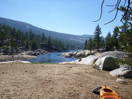 Campsite at Florence Lake