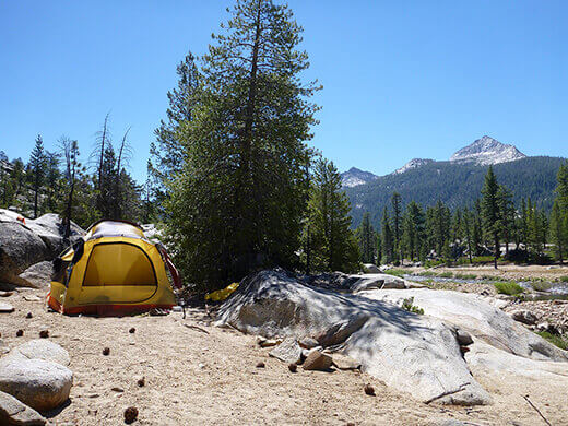 Campsite at Florence Lake