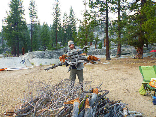 Gathering firewood