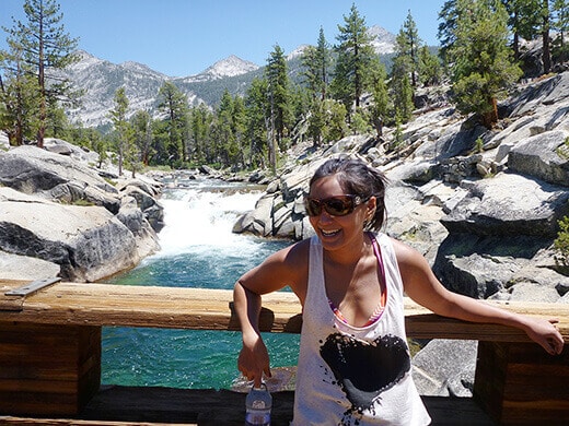 On the South Fork San Joaquin River