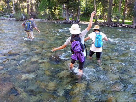 Fording the San Joaquin in early summer