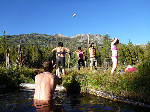 Tossing back beers the way we know how