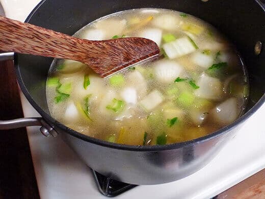 Add chicken broth